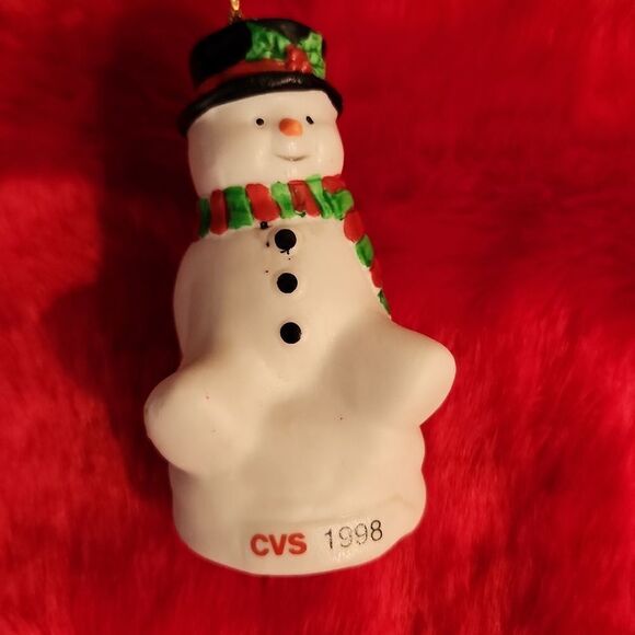 CVS 1998 Snowman Limited Edition Ornament - Picture 3 of 6